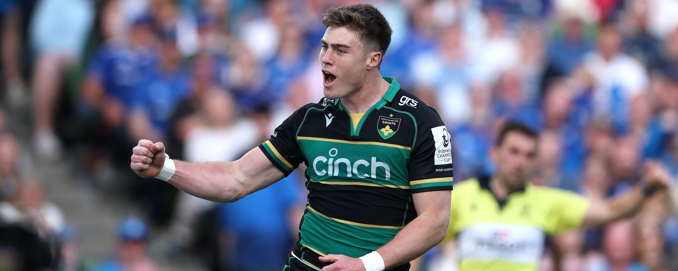 Tommy Freeman of Northampton Saints
