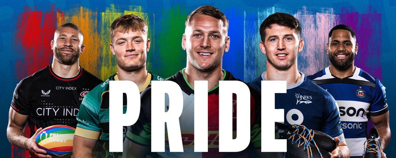 Saints vs Falcons marks Premiership Rugby’s ‘LGBTQ+ Pride Weekend’.