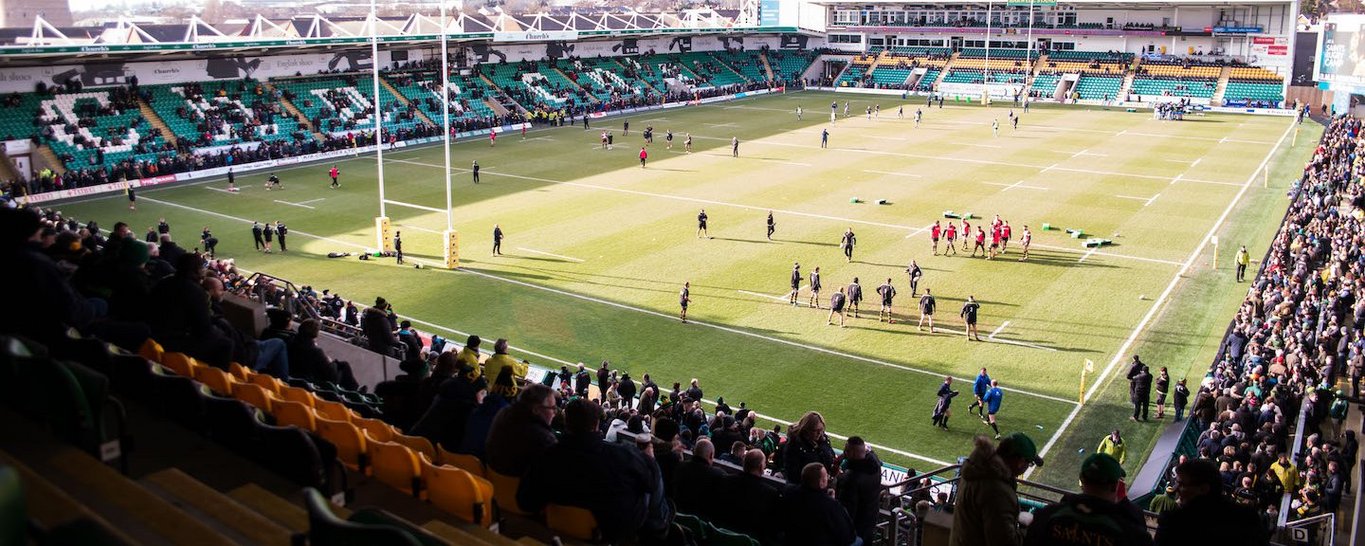 Enjoy hospitality in the Legends Lounge at Franklin’s Gardens
