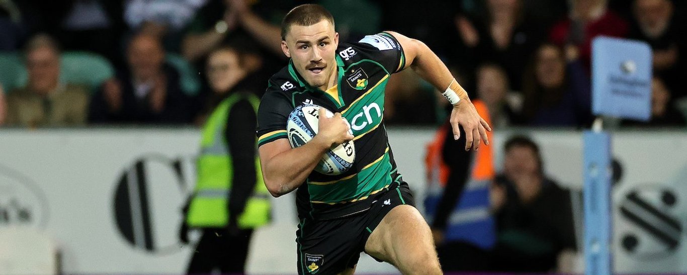Ollie Sleightholme of Northampton Saints