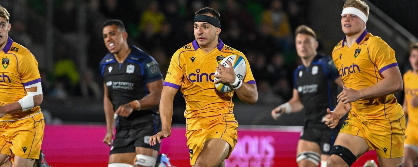 Edoardo Todaro of Northampton Saints