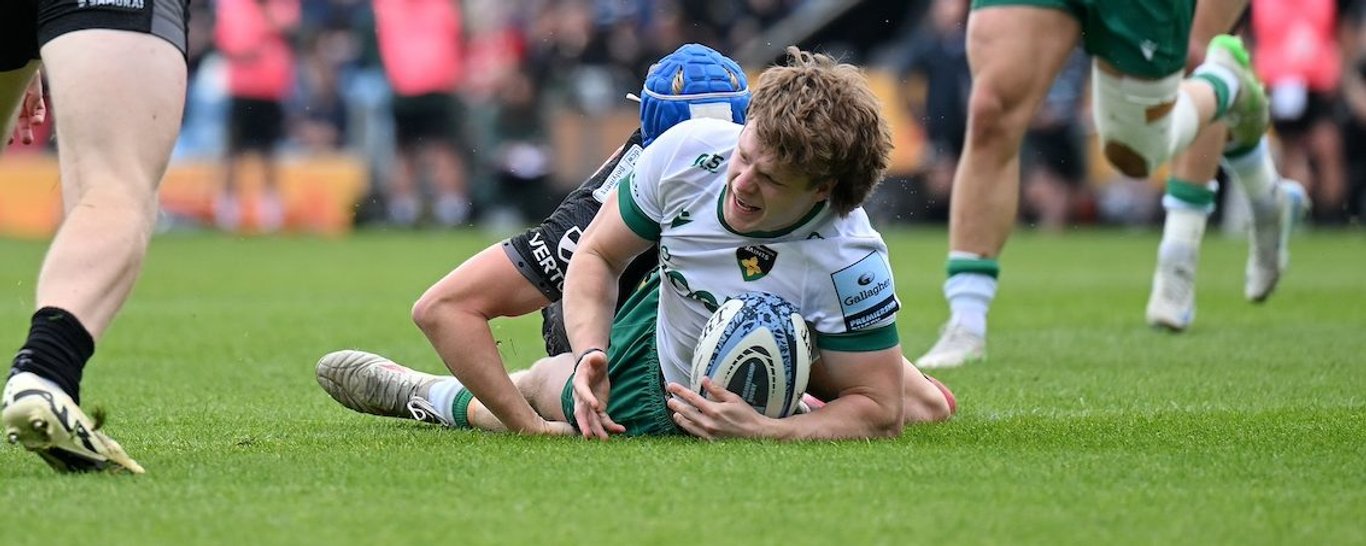 Jake Garside of Northampton Saints