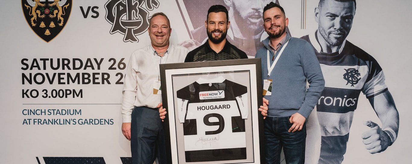 The Barbarians luncheon at Franklin’s Gardens