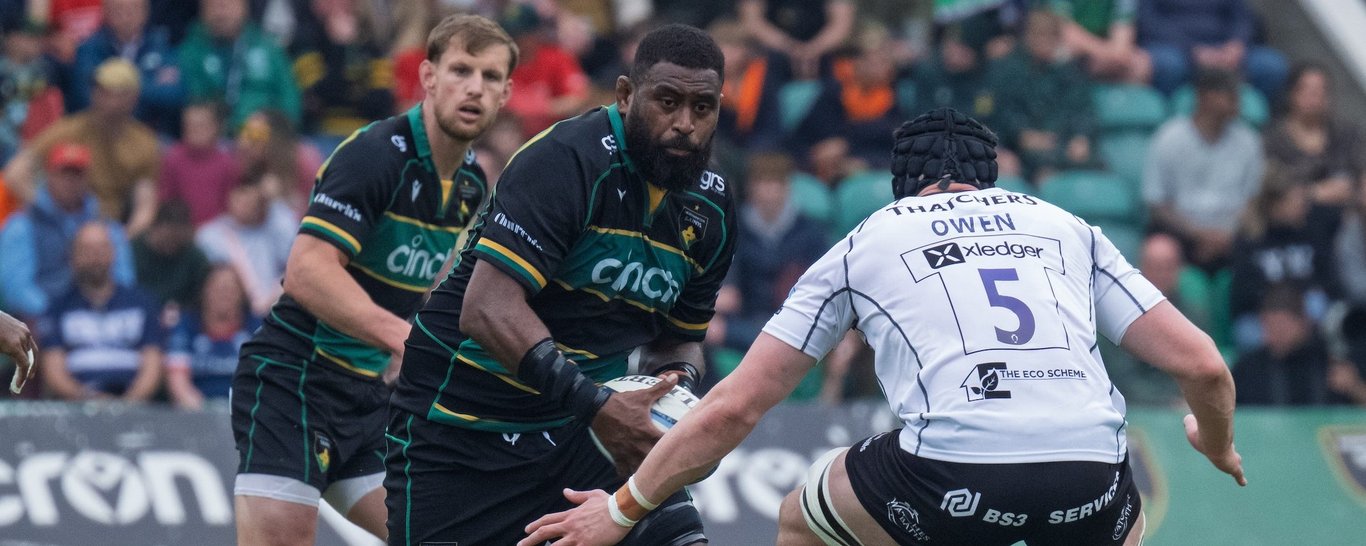 Temo Mayanavanua of Northampton Saints