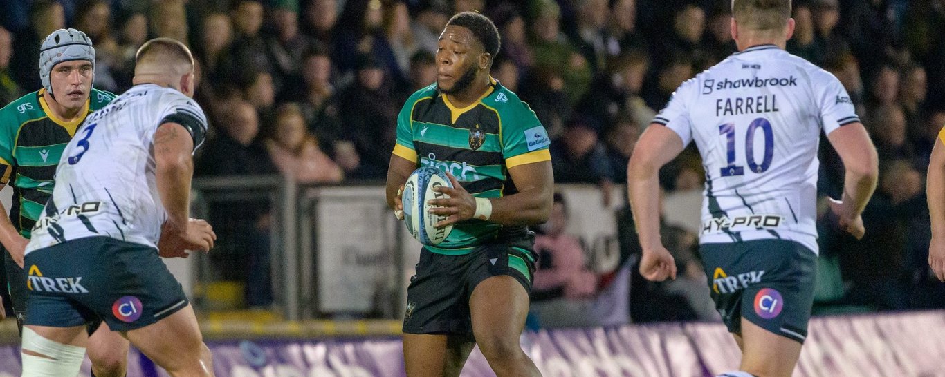 Emmanuel Iyogun of Northampton Saints