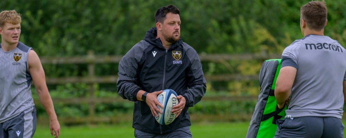 Northampton Saints' Academy Coach Jake Sharp