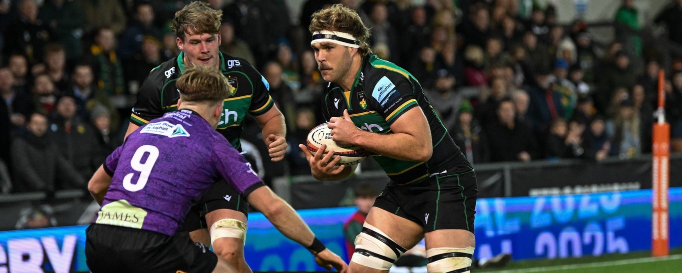 Angus Scott-Young of Northampton Saints