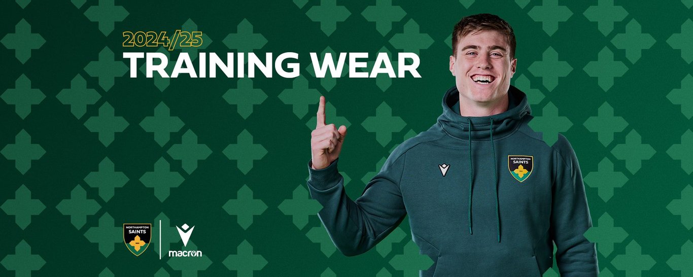 Northampton Saints’ 2024/25 Training Wear on sale now