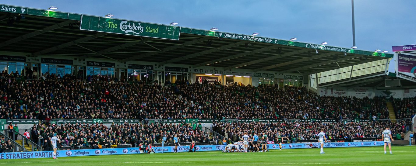 cinch Stadium at Franklin's Gardens is home to Northampton Saints