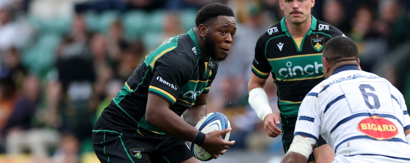 Emmanuel Iyogun of Northampton Saints