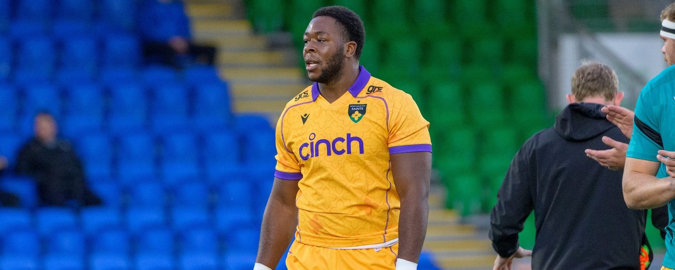 Emmanuel Iyogun of Northampton Saints