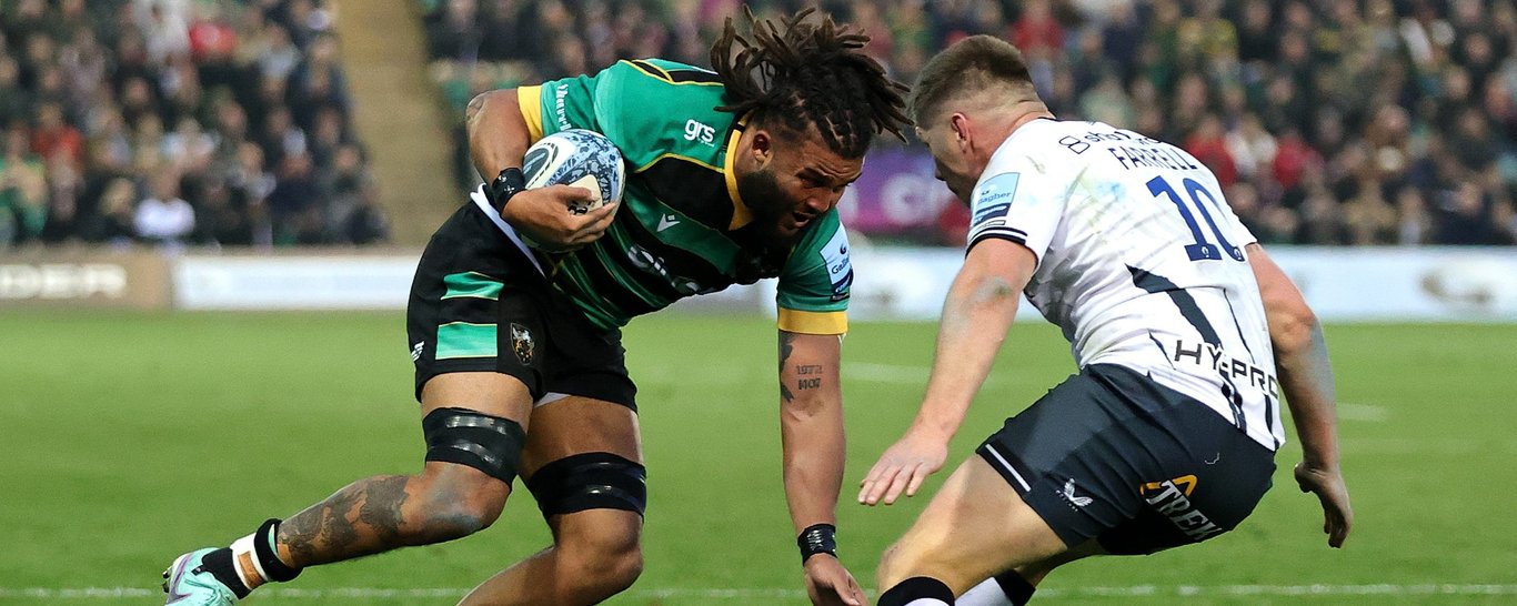 Lewis Ludlam of Northampton Saints