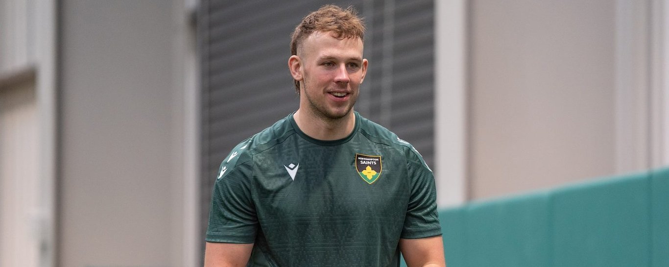 Fyn Brown of Northampton Saints