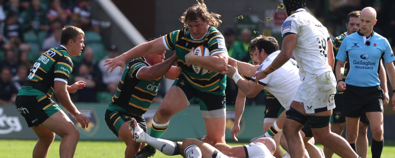 JJ Van Der Mescht of Northampton Saints