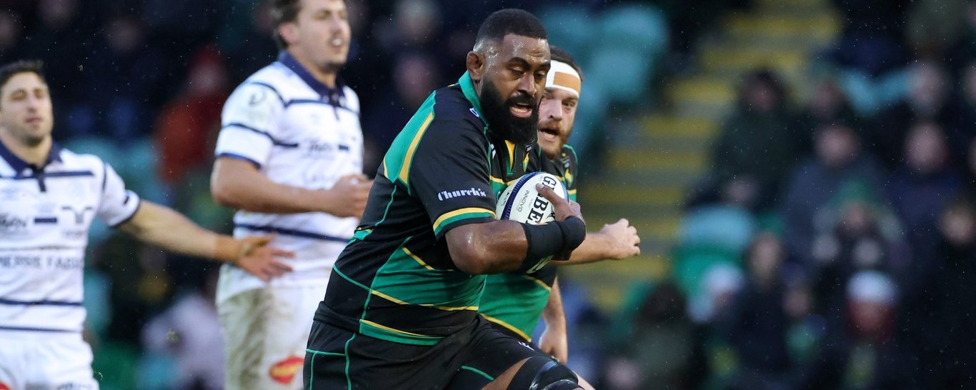 Temo Mayanavanua of Northampton Saints