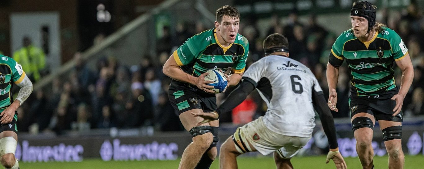 Tom Lockett for Northampton Saints against RC Toulon.