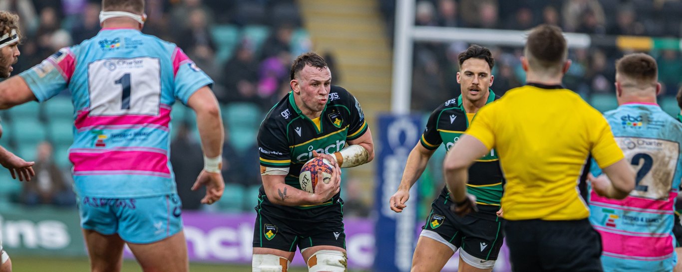 Fyn Brown of Northampton Saints