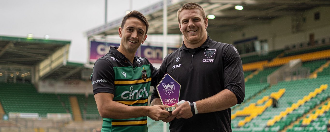 Alex Mitchell has been named Northampton Saints' cinch Player of the Month for September.