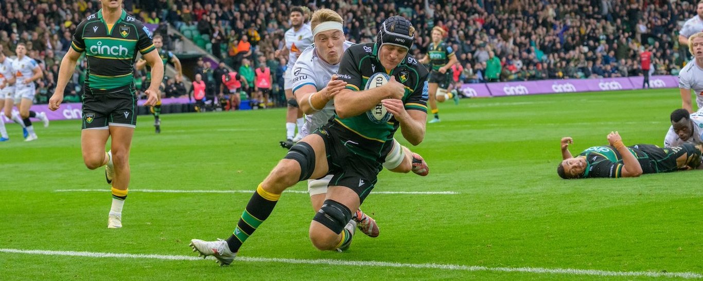 Alex Coles of Northampton Saints