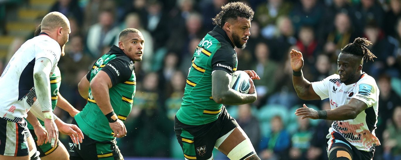 Courtney Lawes of Northampton Saints