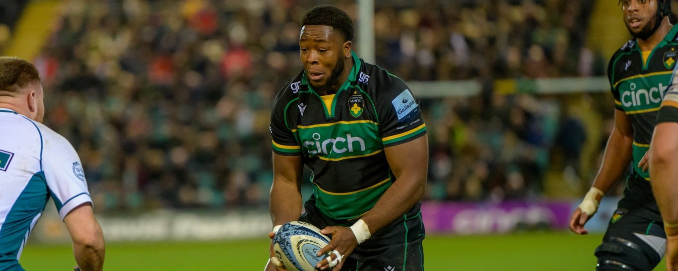 Emmanuel Iyogun of Northampton Saints