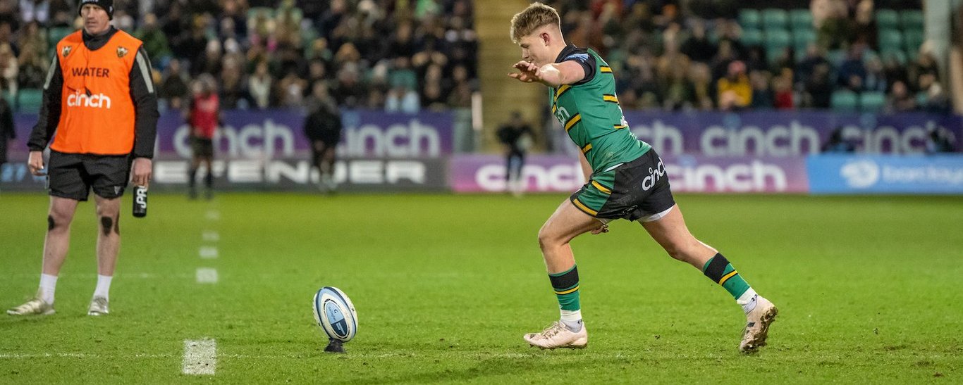 Fin Smith of Northampton Saints