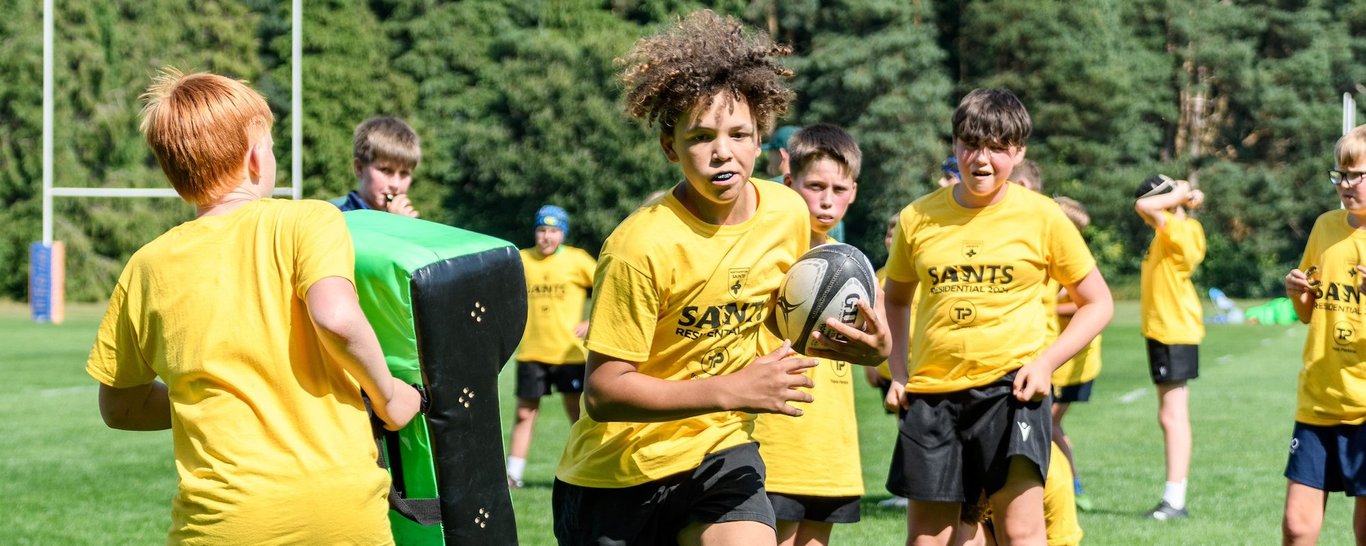 Northampton Saints Community residential camps at Stowe School.