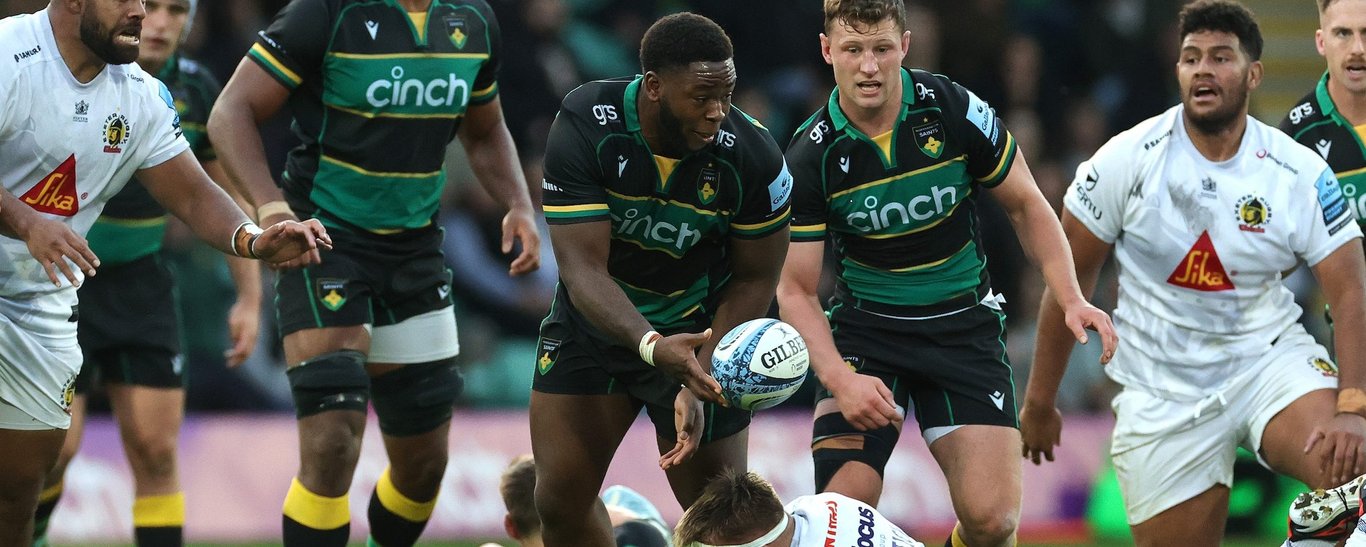 Emmanuel Iyogun of Northampton Saints