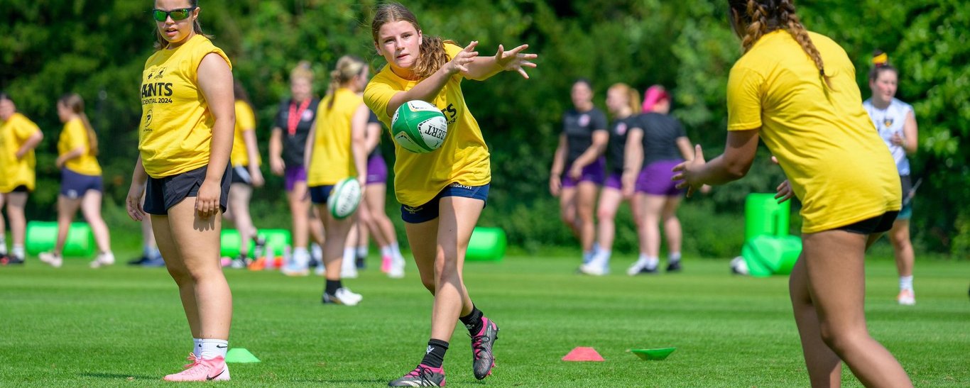 Northampton Saints and Loughborough Lightning Community residential camps at Stowe School.