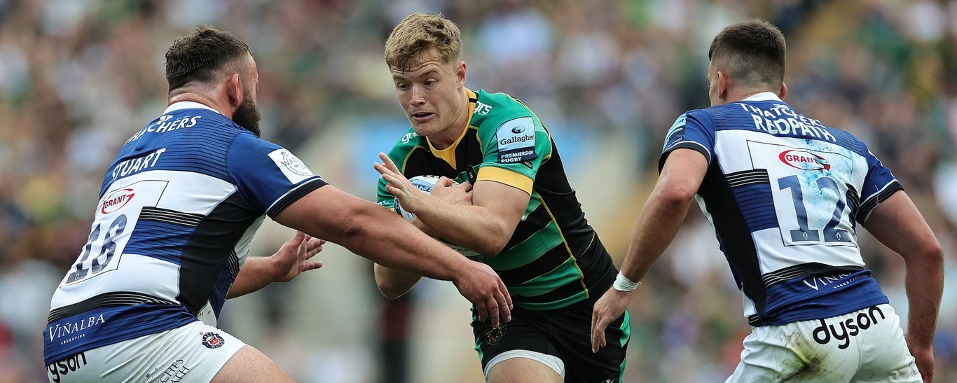 Fin Smith of Northampton Saints