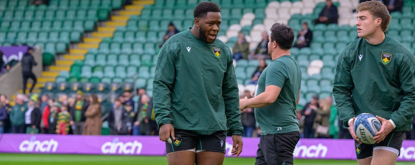Emmanuel Iyogun of Northampton Saints