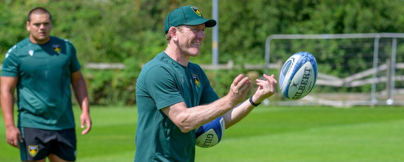 Northampton Saints’ head coach Sam Vesty