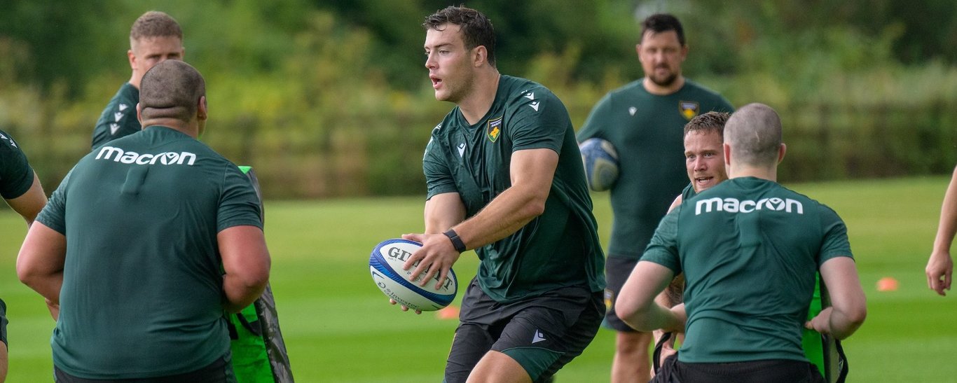 Northampton Saints’ Callum Hunter-Hill during the 2024/25 season.