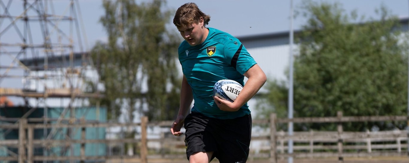 Ed Prowse of Northampton Saints