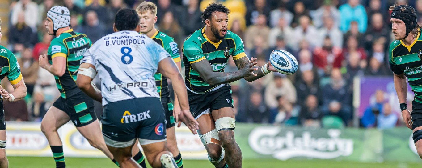 Courtney Lawes of Northampton Saints