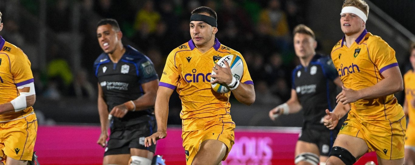 Edoardo Todaro of Northampton Saints