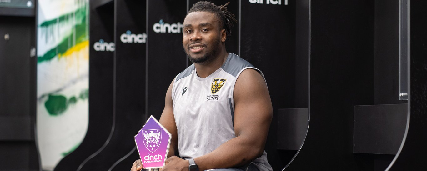 Beltus Nonleh has been named cinch Player of the Month for February after an impressive run of form on loan with Nottingham Rugby.