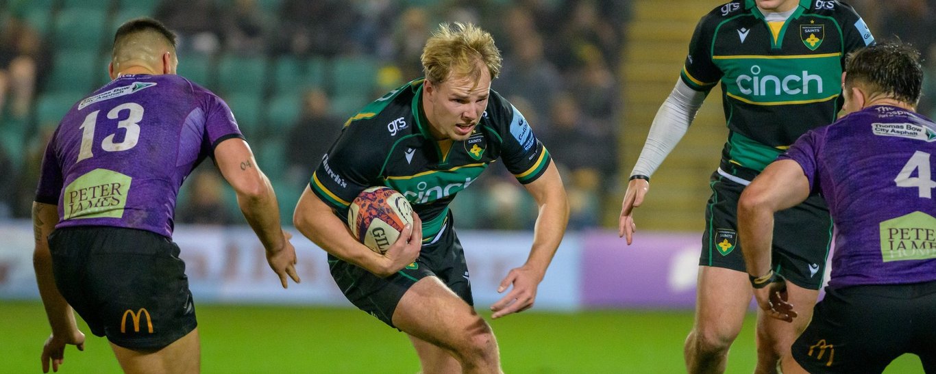 Northampton Saints’ Toby Cousins during the 2024/25 season.