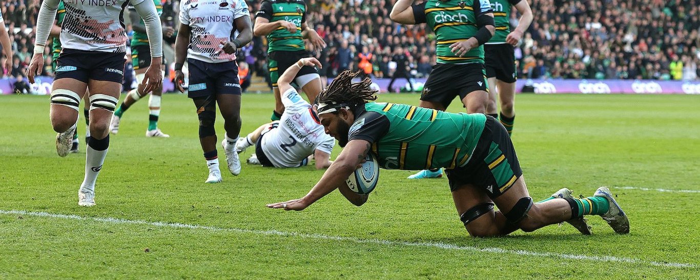 Lewis Ludlam of Northampton Saints