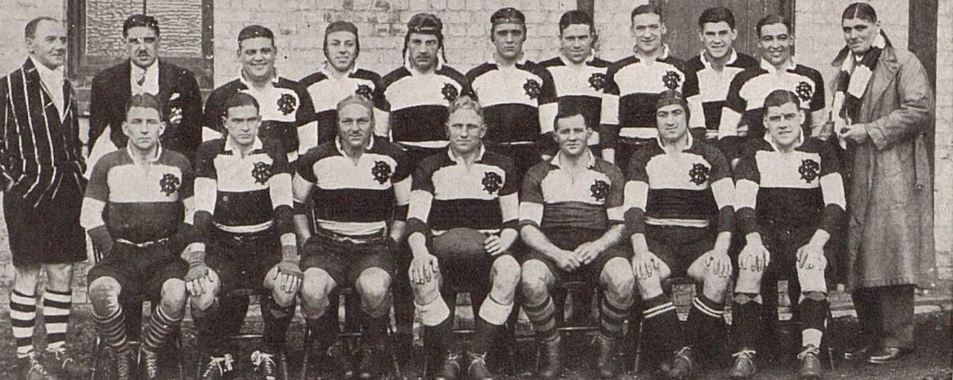 Eric Coley captained the BaaBaas against Leicester in 1930.