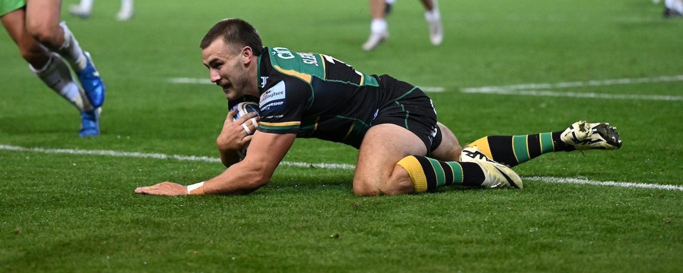 Ollie Sleightholme of Northampton Saints