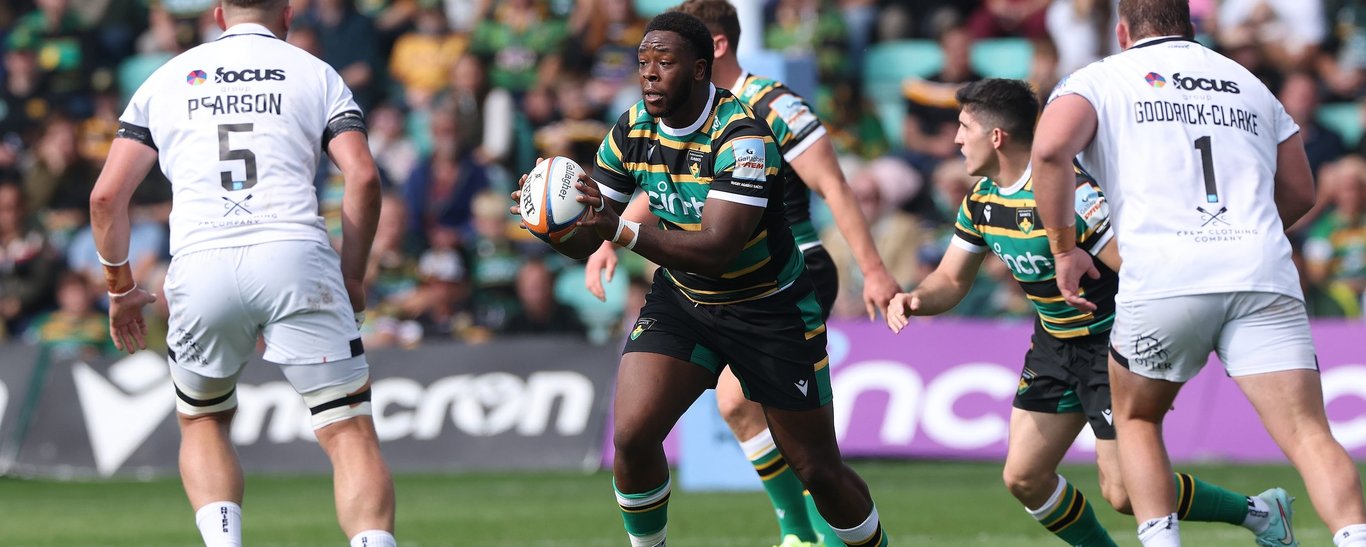 Emmanuel Iyogun of Northampton Saints