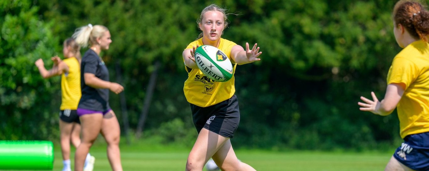 Northampton Saints and Loughborough Lightning Community residential camps at Stowe School.