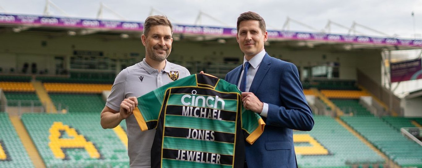 Michael Jones Jeweller has extended its partnership with Northampton Saints