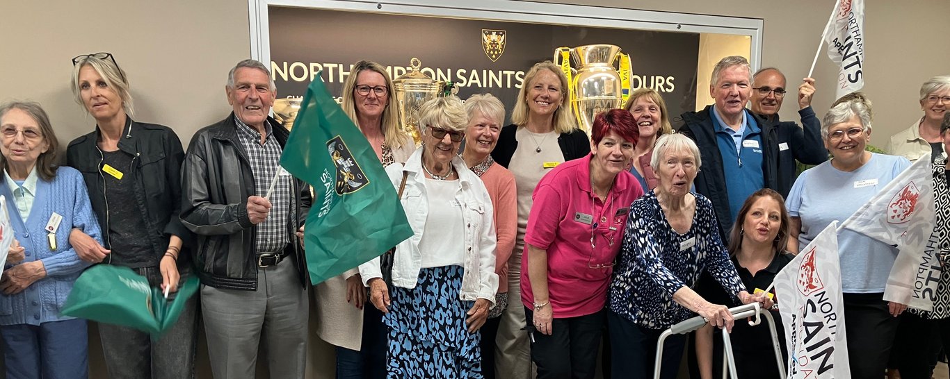 Northampton Saints Foundation’s Memory Cafe to continue thanks to CareTech Foundation donation