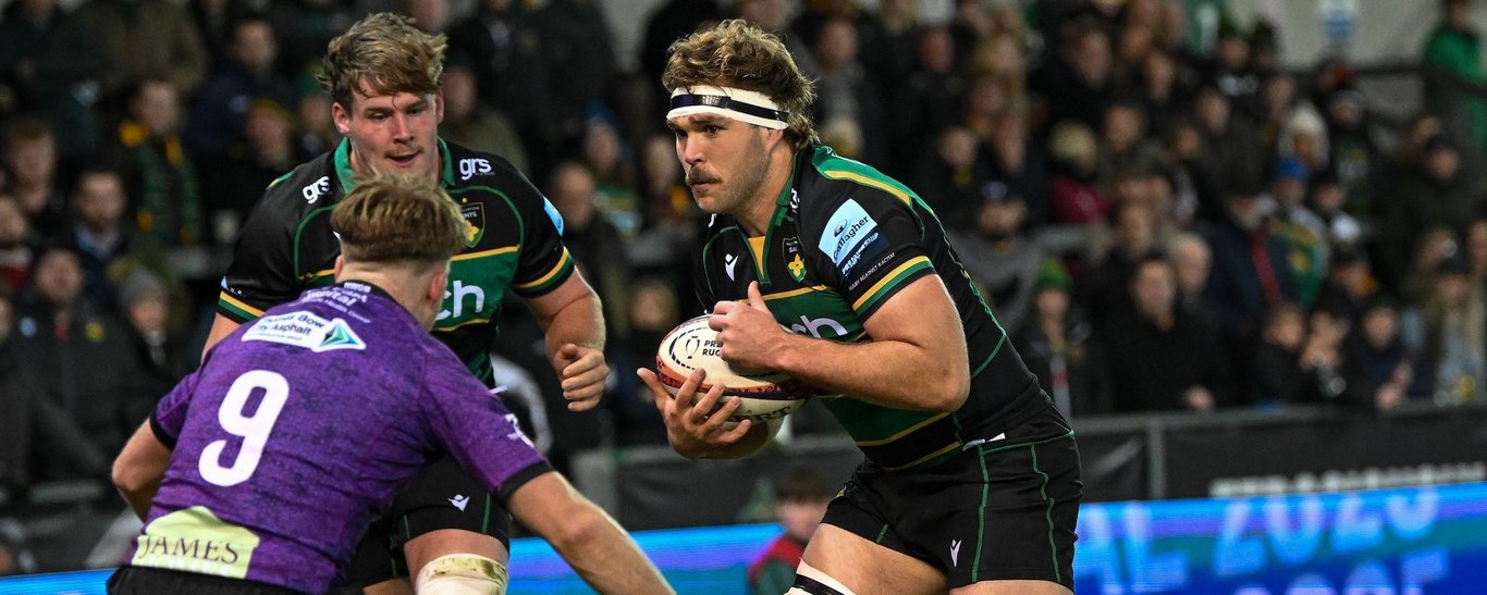 Angus Scott-Young of Northampton Saints