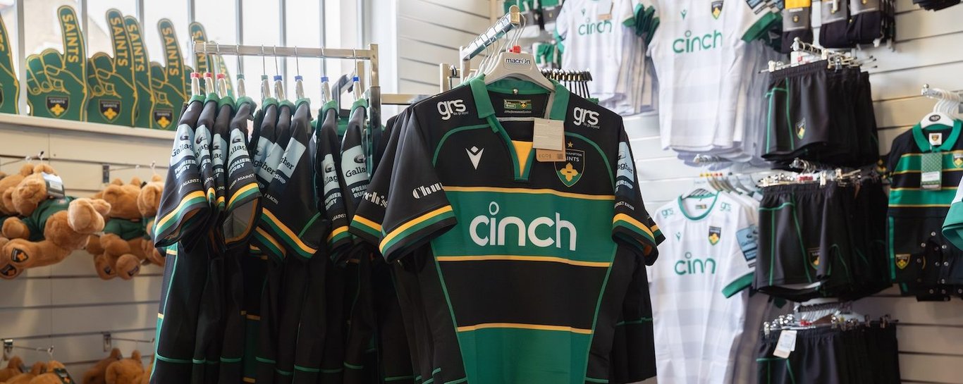 The Saints Store at cinch Stadium at Franklin’s Gardens