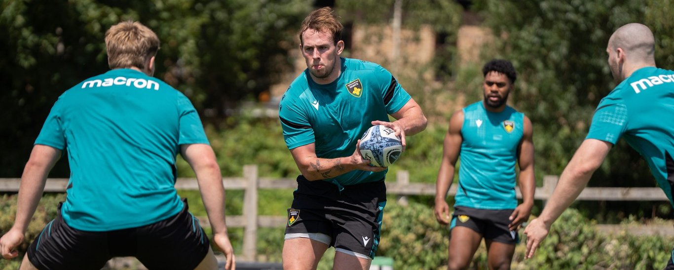 Fyn Brown of Northampton Saints