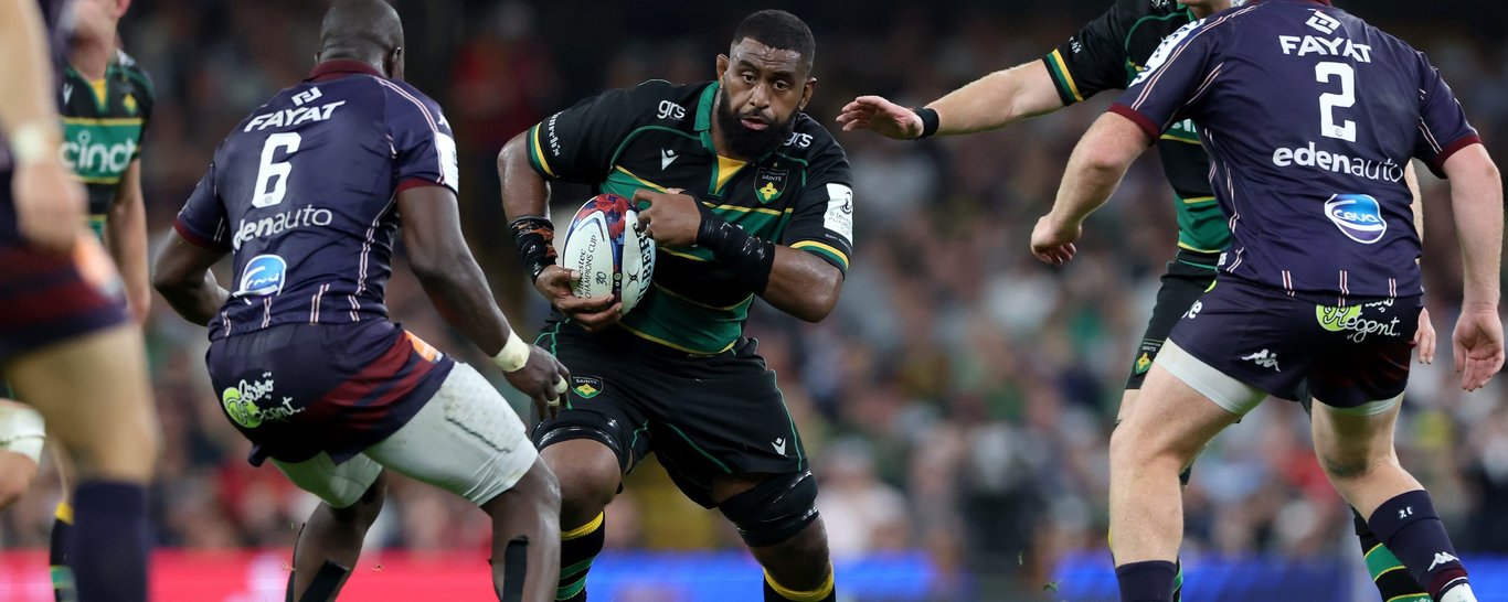 Temo Mayanavanua of Northampton Saints