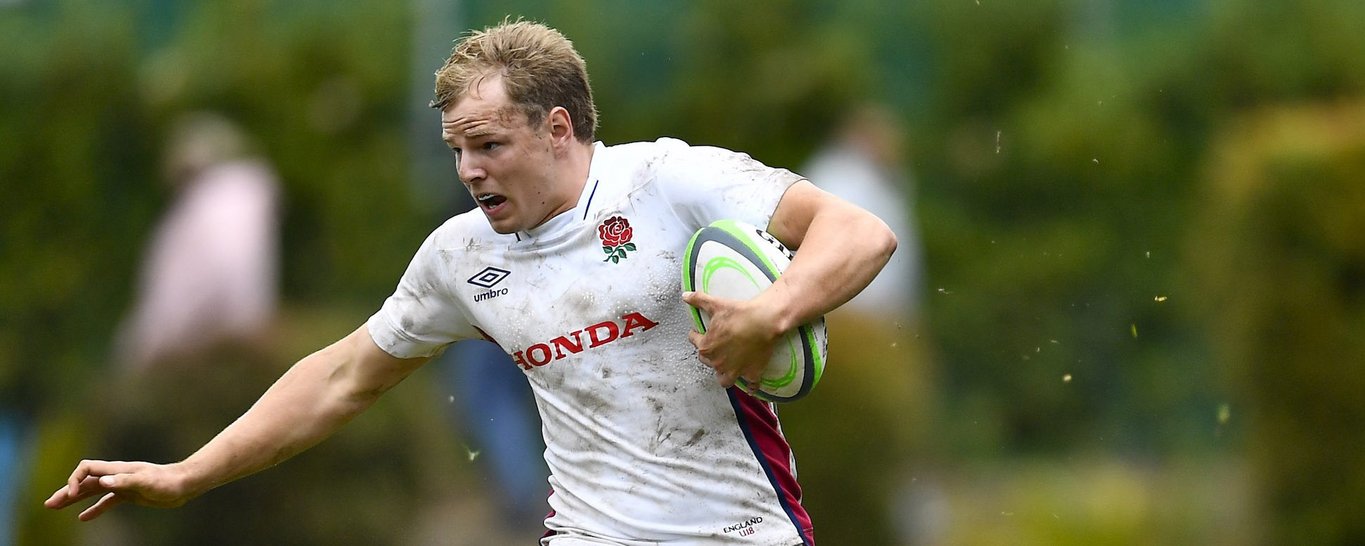 Northampton Saints’ Toby Cousins featuring for England Under-18s